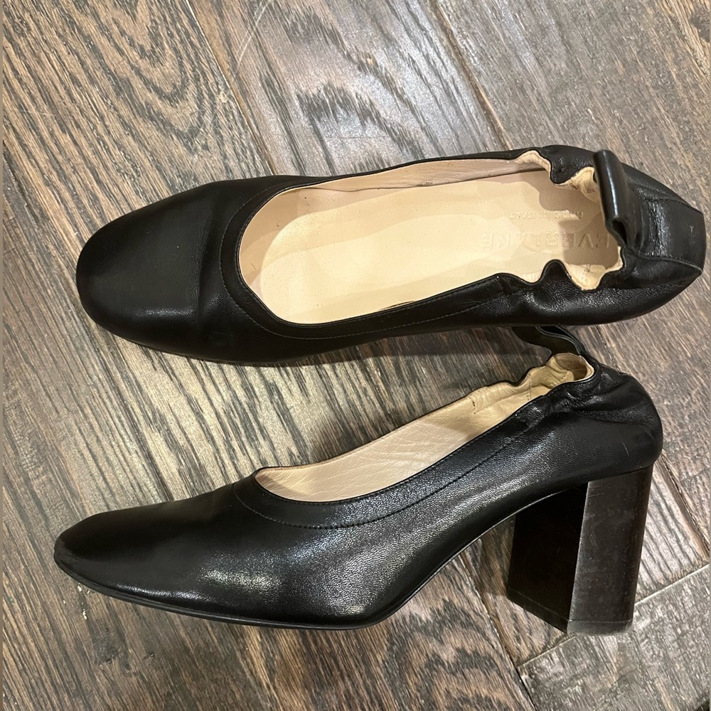 everlane leather day heel